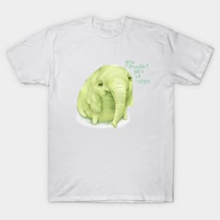 Tree Trunks quote: You shouldn't yell at cuties (Adventure Time fan art) T-Shirt